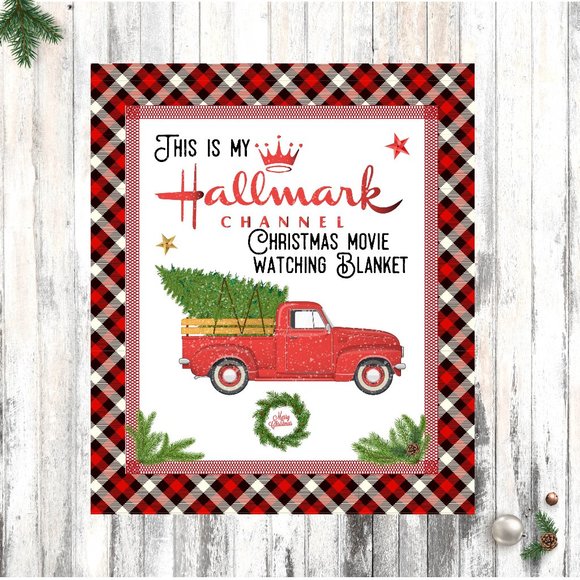 Hallmark Channel - 50x60 Blanket New Without Tags - Picture 1 of 1
